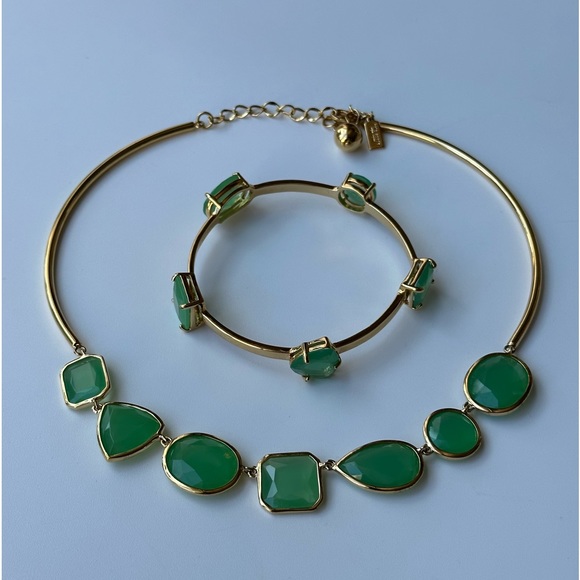 Kate Spade Vegas Jewels Collar Necklace And Bracelet - Picture 1 of 9
